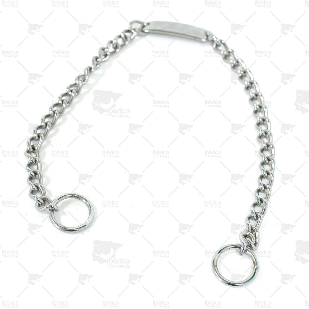 Collar metálico para perros con placa 50CM ibericadeornitologia
