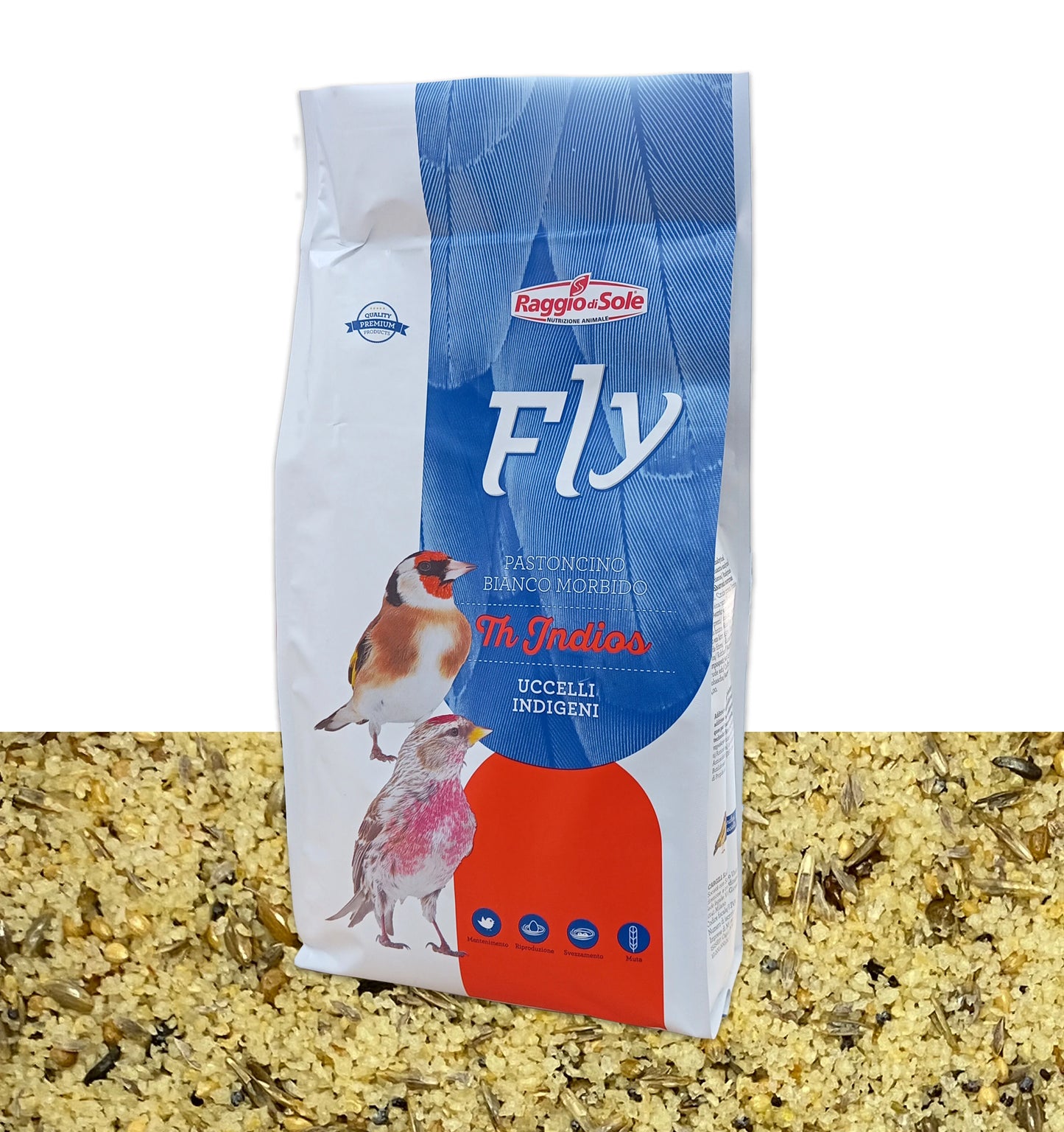 Pasta Jilgueros TH Indios (Raggio) 1.5kg: Complemento nutricional para Jilgueros y Spinus