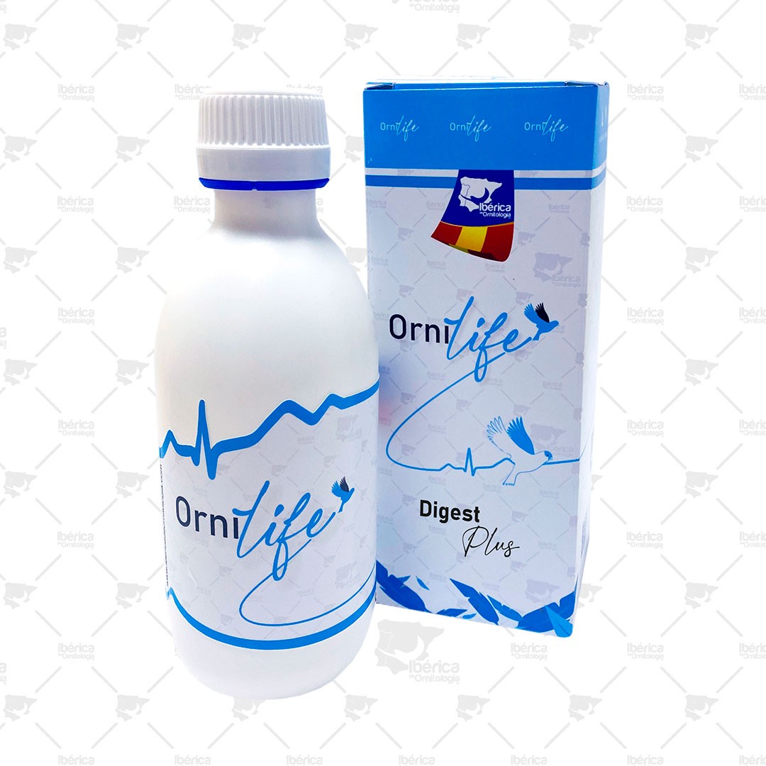 Extracto de ajo y orégano "Digest Plus" (Ornilife): Suplemento nutricional de alta digestibilidad para pájaros ibericadeornitologia
