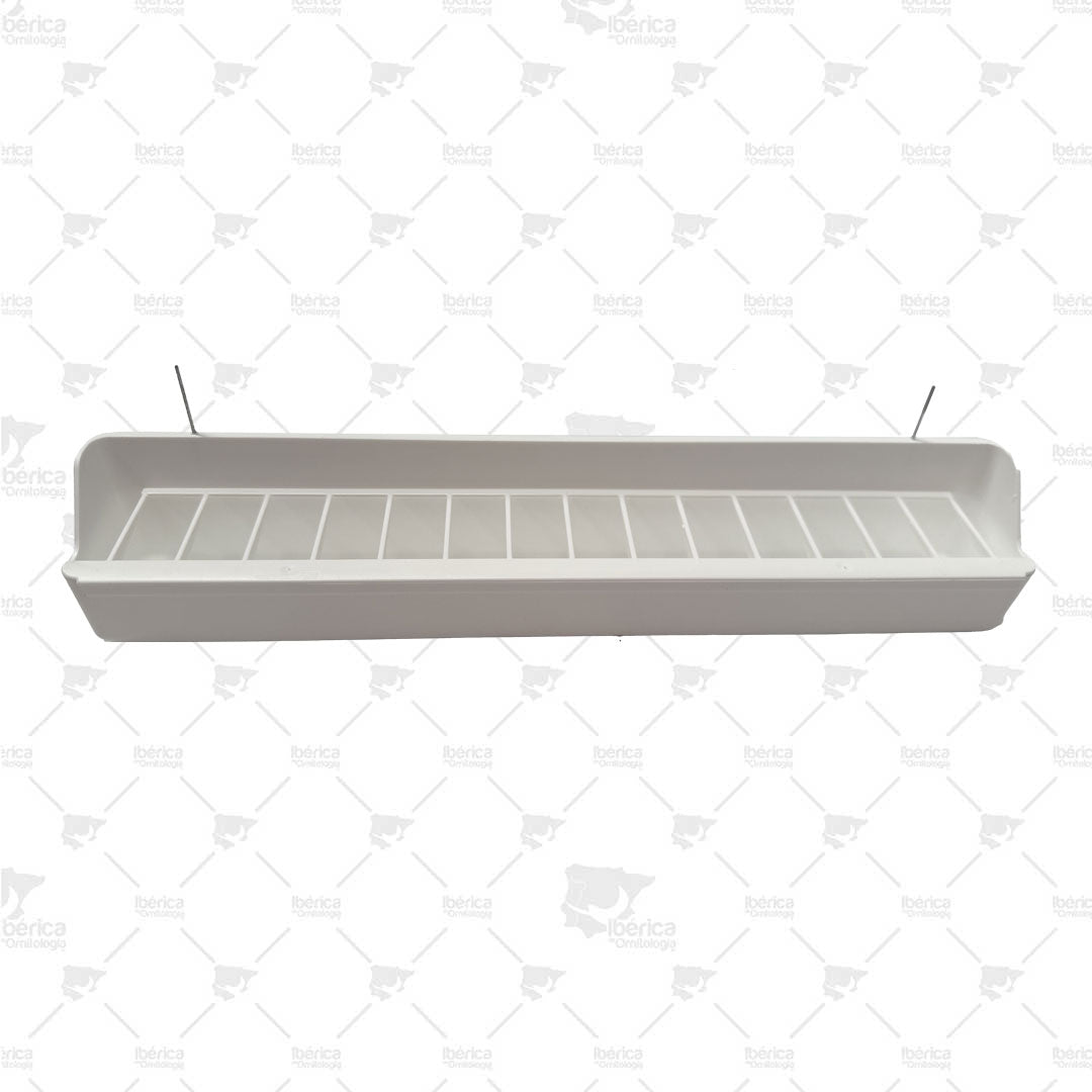 Comedero Voladero con Alambre Art.101 Blanco 2GR : Ideal para suministrar la alimentación de tus pájaros