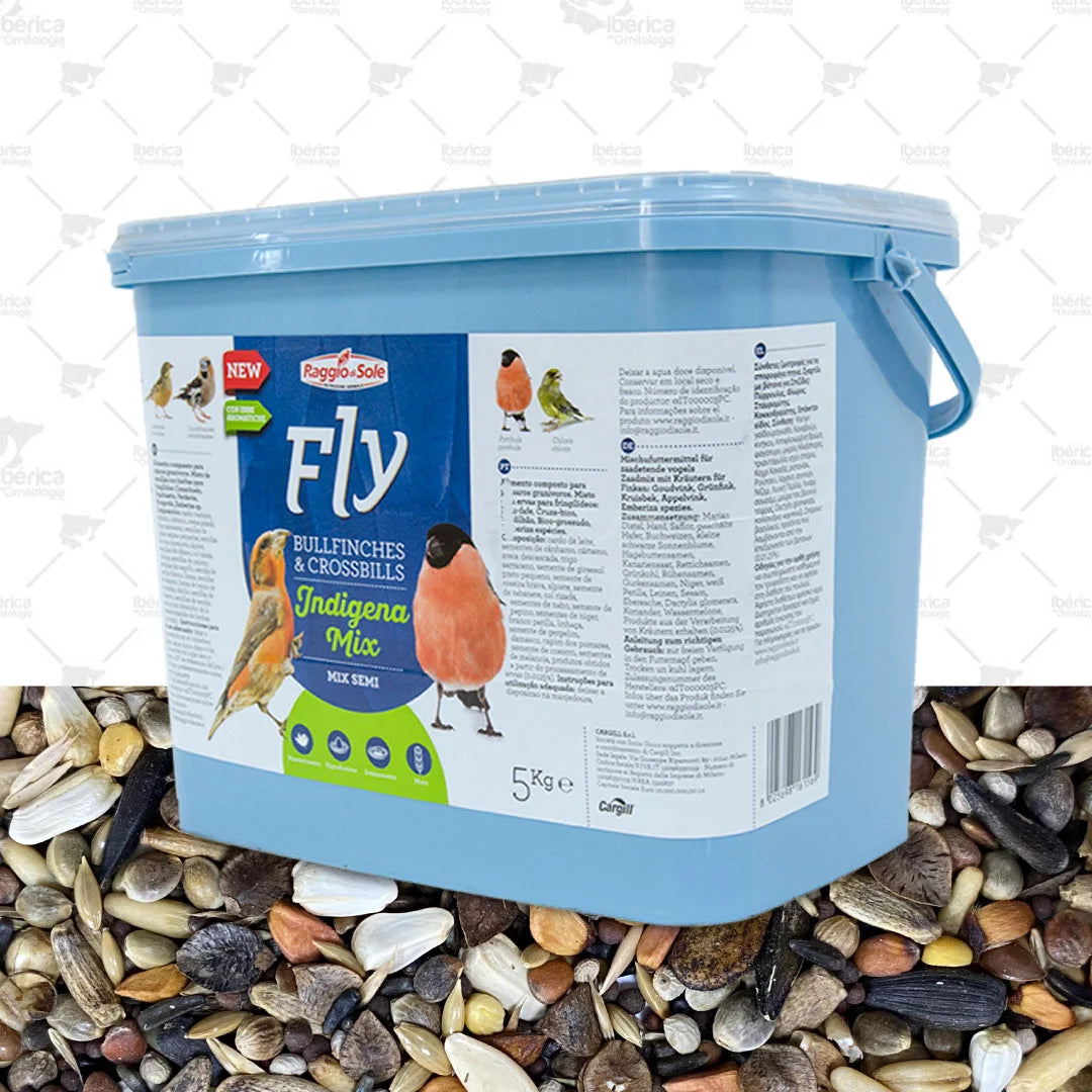 Mxt. Indigena Mix (Raggio): Mistura de sementes profissional para nutrição de tentilhões e periquitos profissional para nutrição de tentilhões e periquitos