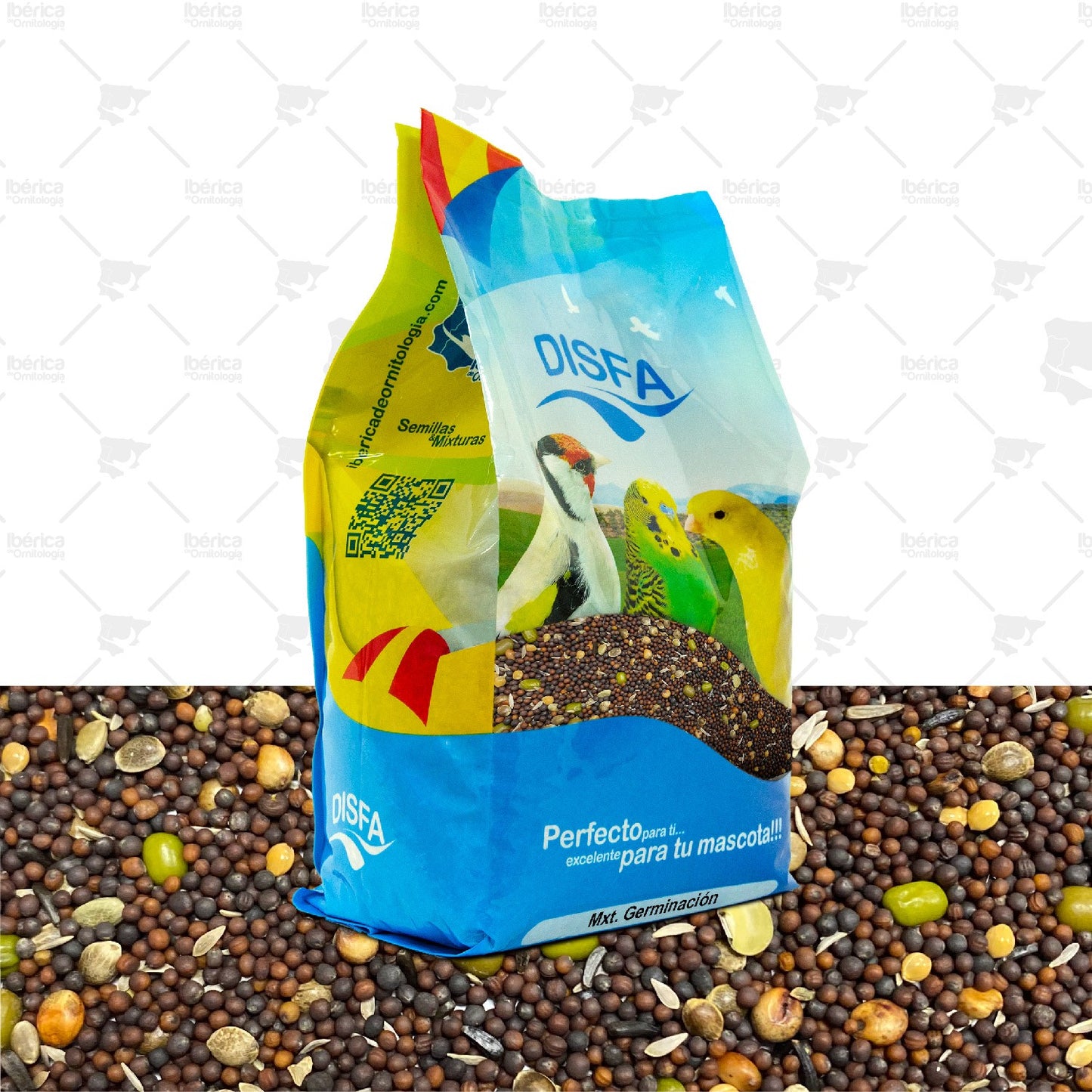 Mxt. Germinación (Disfa): Mixtura de semillas para la alimentación de pájaros ibericadeornitologia