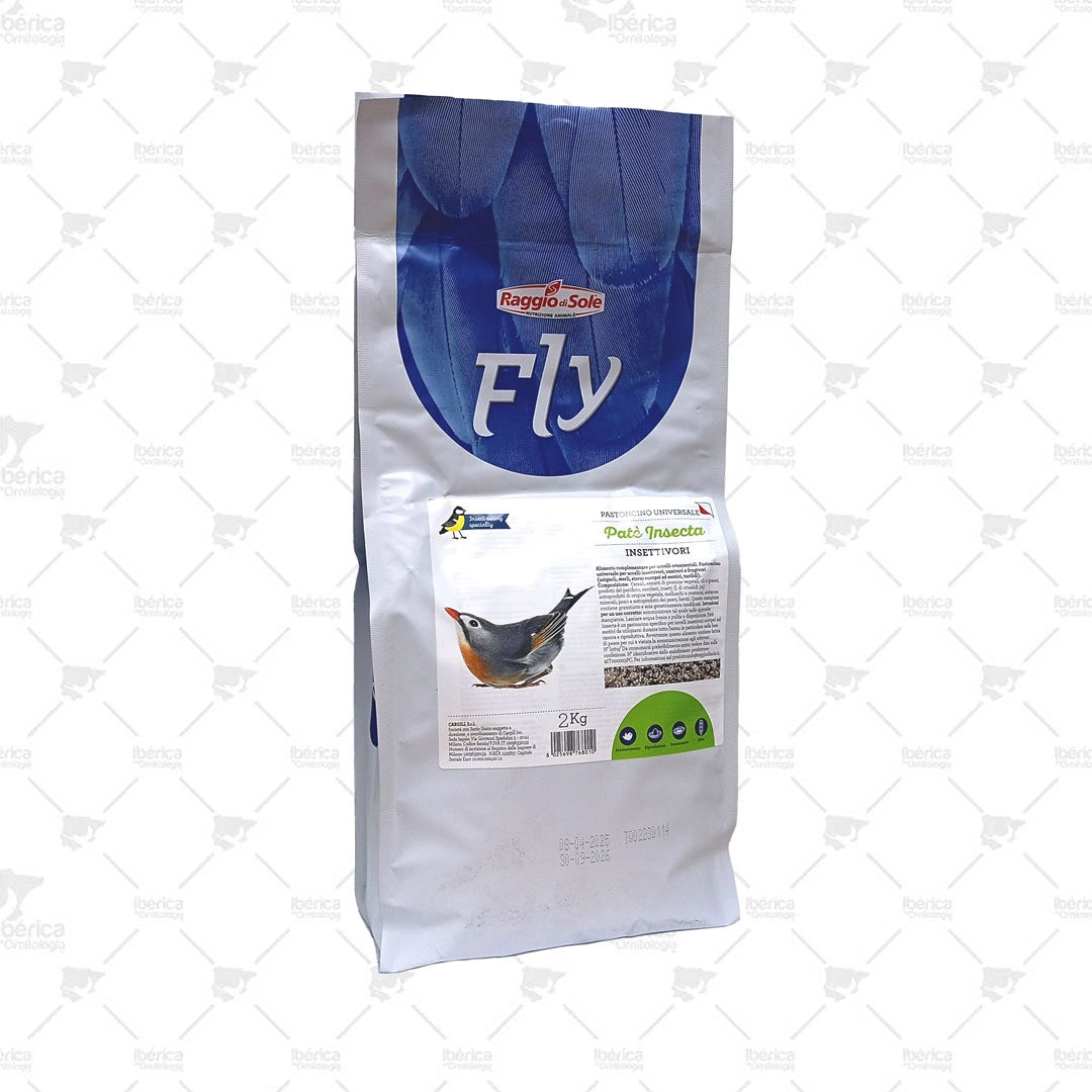 Massa Insecta (Raggio) 2 Kgs: Suplemento nutricional para aves insetívoras e onívoras