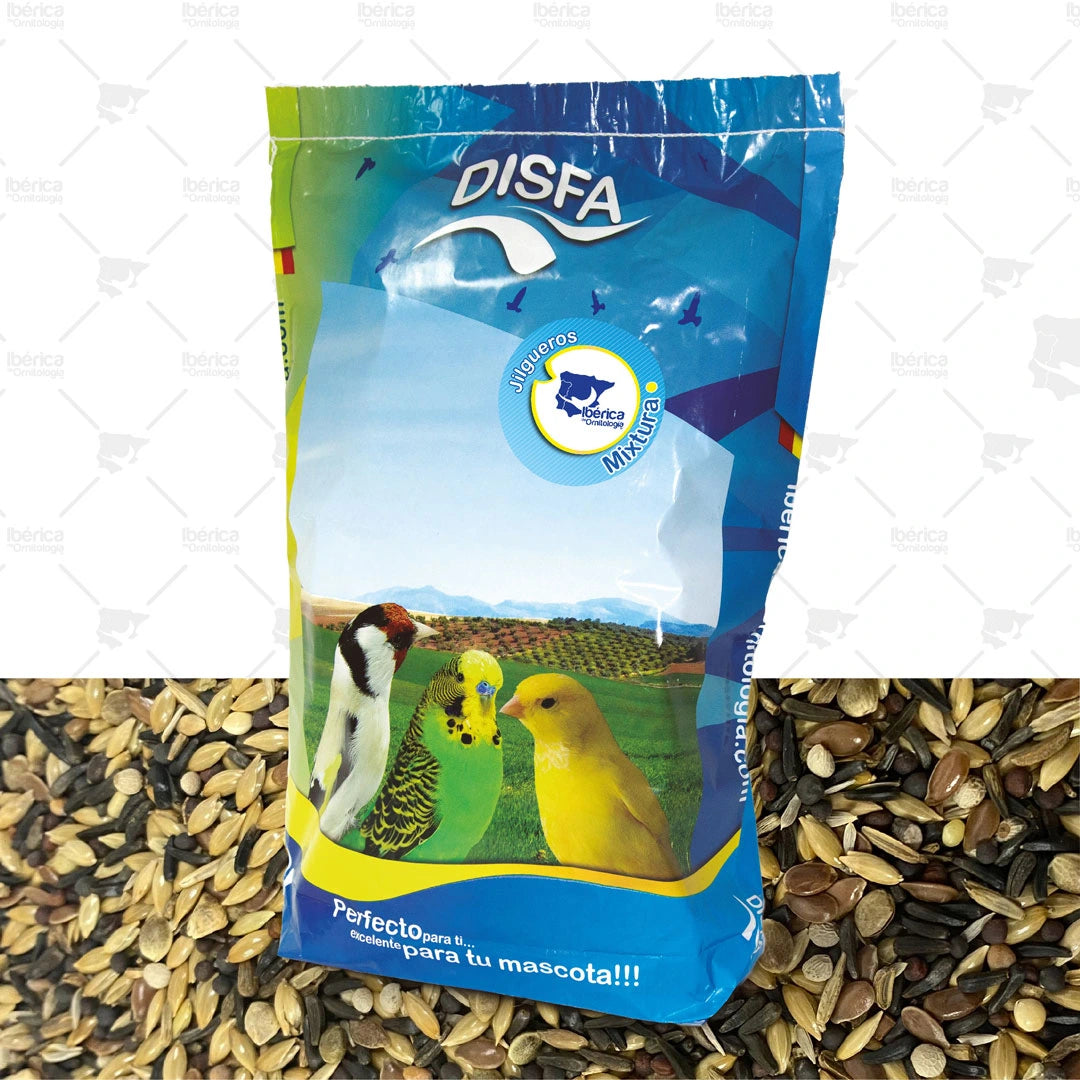 Mxt. Jilgueros (Disfa): Mixtura alimentaria para una dieta equilibrada en la cría de Jilgueros