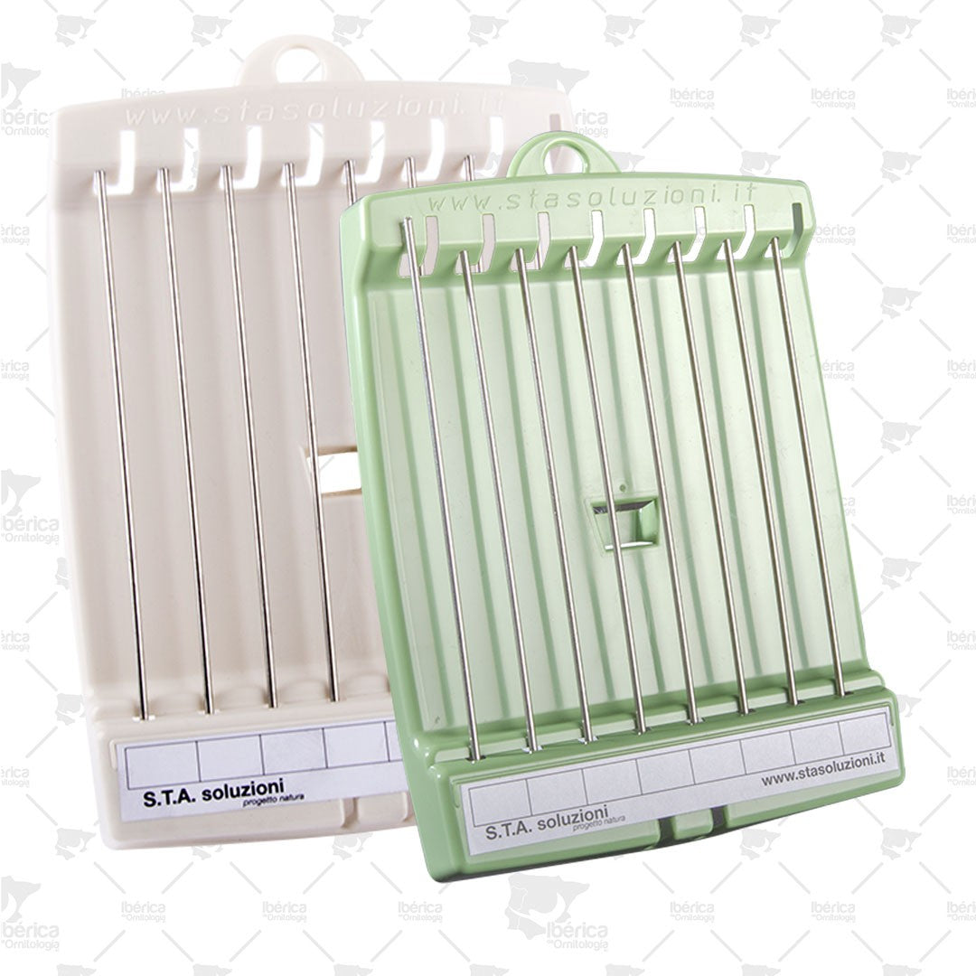 Porta Anillas I095 STA Soluzioni: Soporte para guardar material de anillamiento ibericadeornitologia