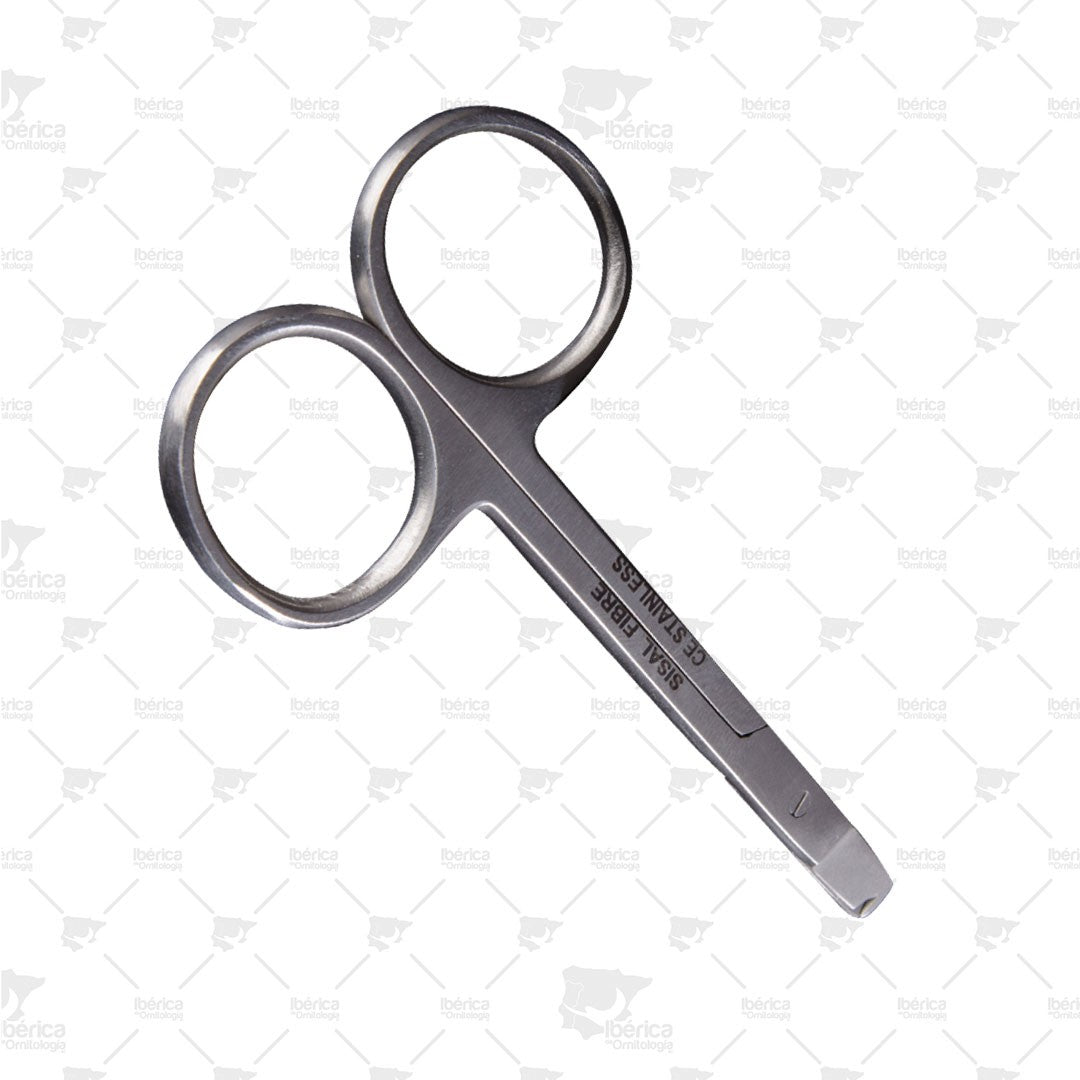Tijera Corta Anillas Punta Fina "Sisal FIbre": Tijeras seguras para retirar anillas ibericadeornitologia