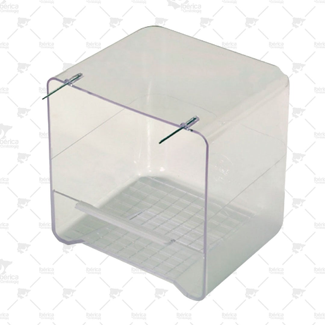 Bañera para pájaros Reggio art 049 2GR: Ideal para el aseo y desparasitación de tus aves. ibericadeornitologia