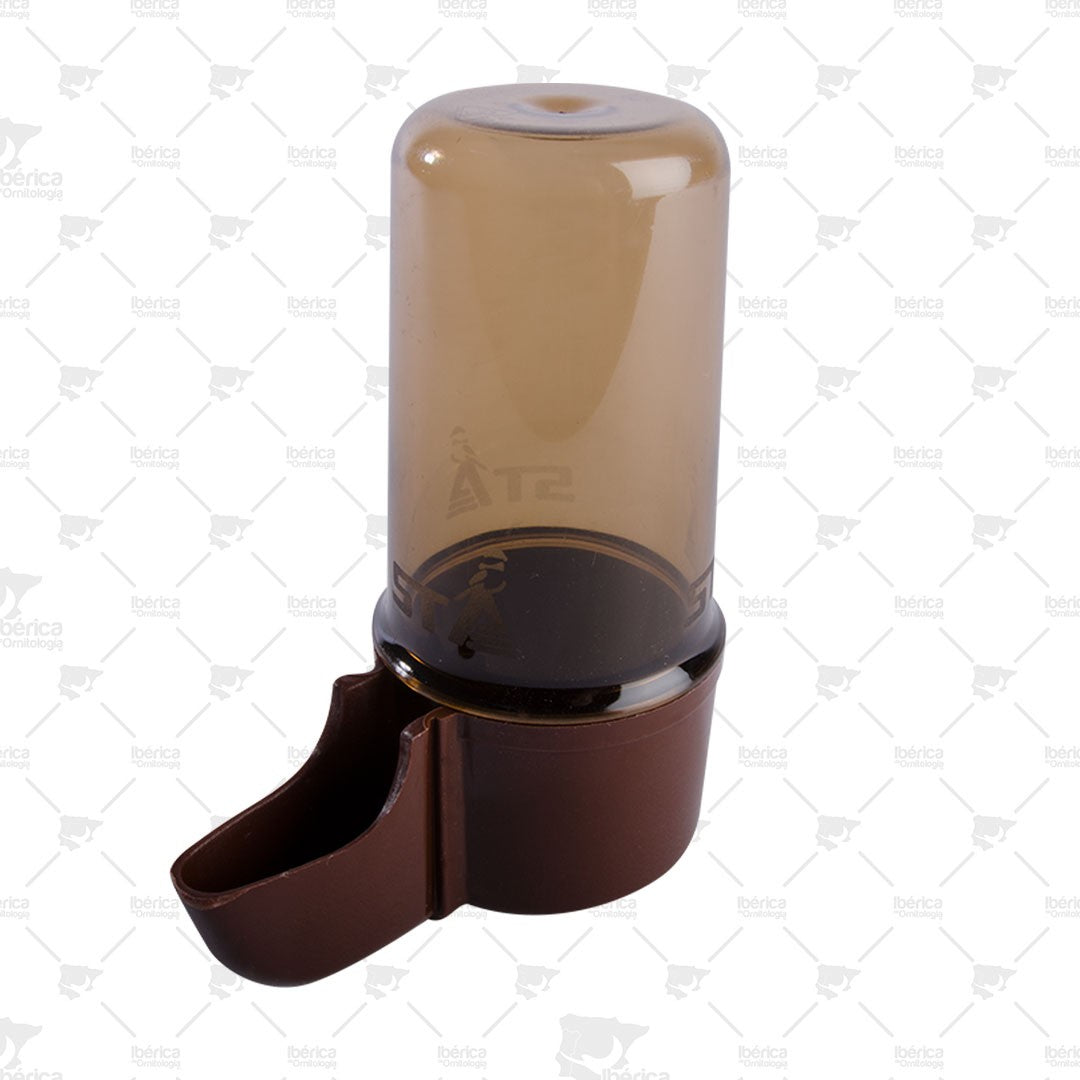 Bebedero Meta Marrón Médico (C006) Sta Soluzioni : Con Plástico oscurecido para suministrar medicamentos ibericadeornitologia