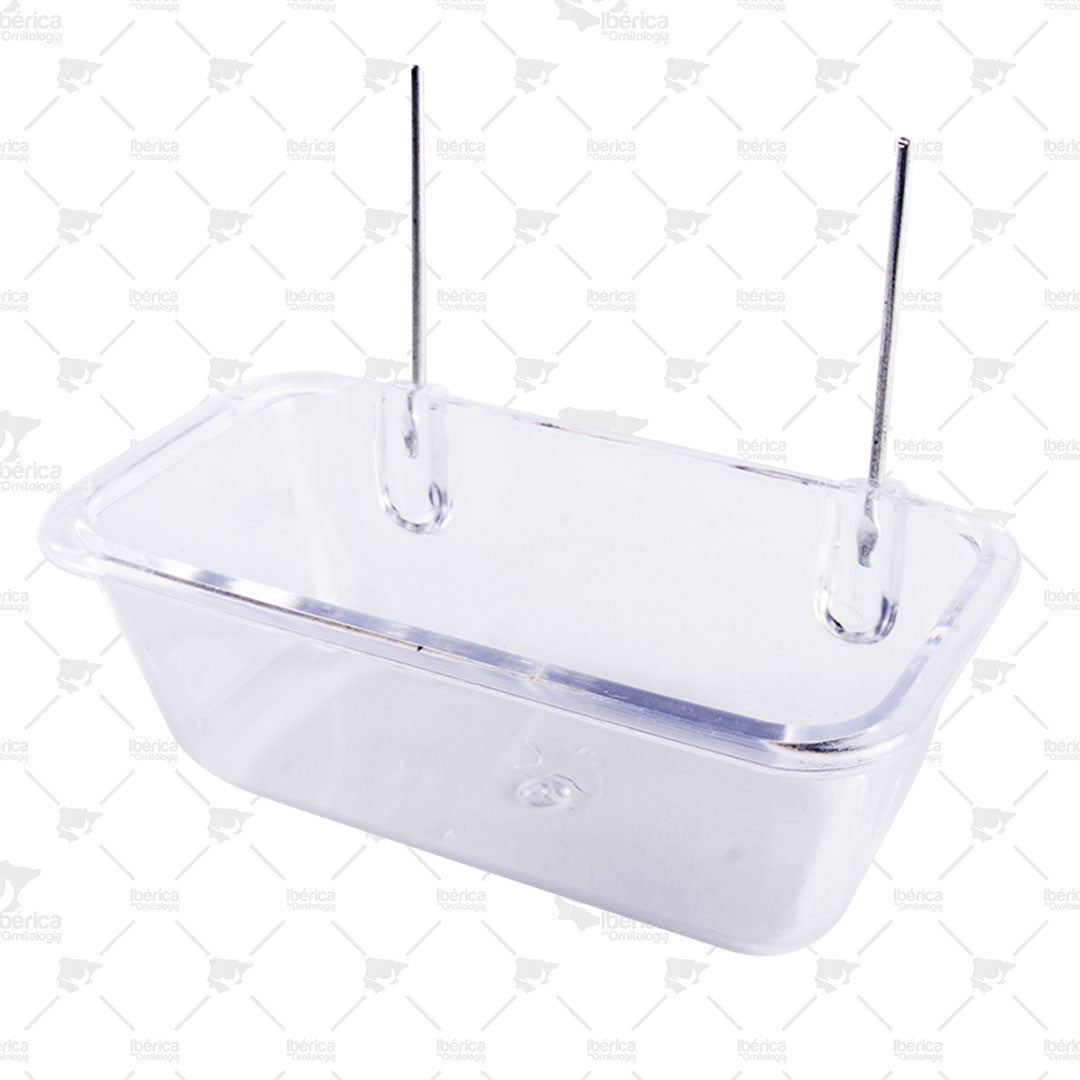 Bizcochera Con Alambre (Lisa) Ideal para pasta de cría, semillas y grit. ibericadeornitologia