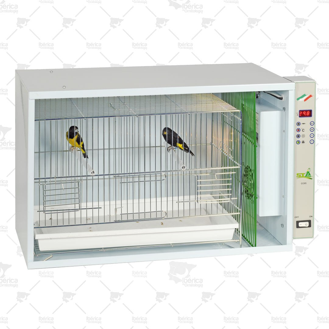 Jaula de Enfermería (I051) STA SOLUZIONI: Jaula especial para la mejora de especímenes enfermos ibericadeornitologia