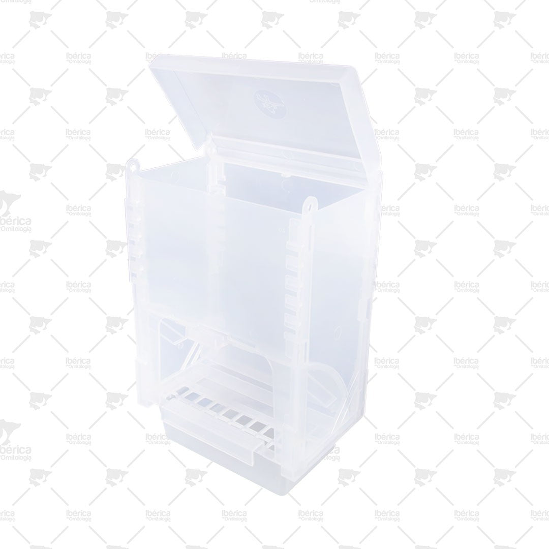Comedero Economy Dispenser Art.155 2GR: Tolva imprescindible para una buena alimentación de sus pájaros ibericadeornitologia