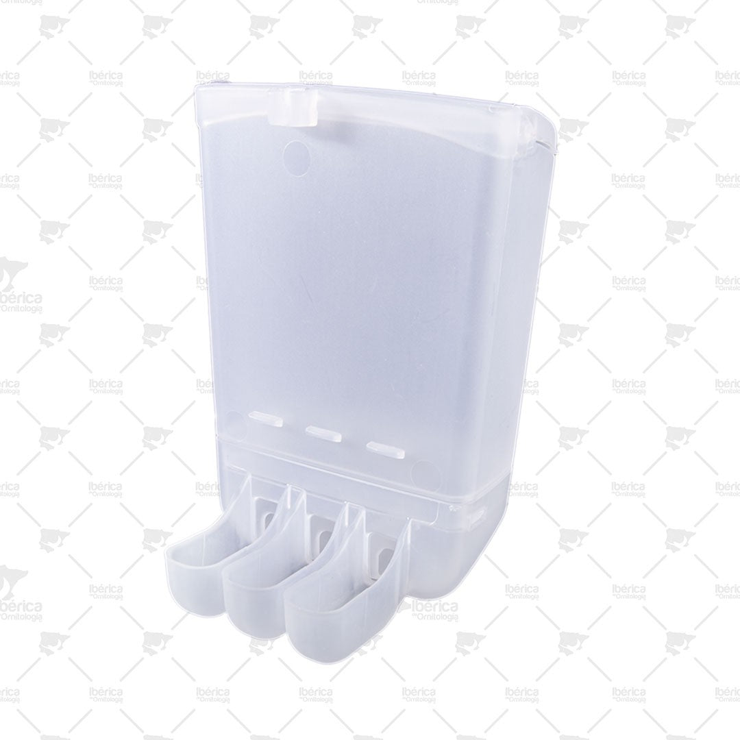 Comedero Top 3 M052 (STA Soluzioni): Tolva adecuada para el suministro de comida para tus pájaros ibericadeornitologia