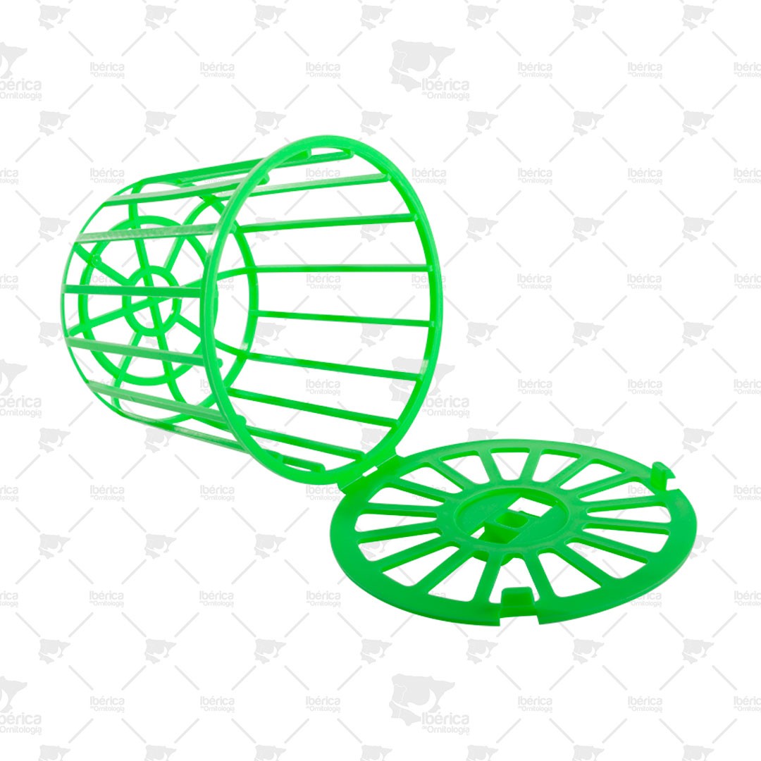 Porta Juta Art.118 2GR: Accesorio para rellenar con fibra y ayudar al pájaro a hacer su nido ibericadeornitologia