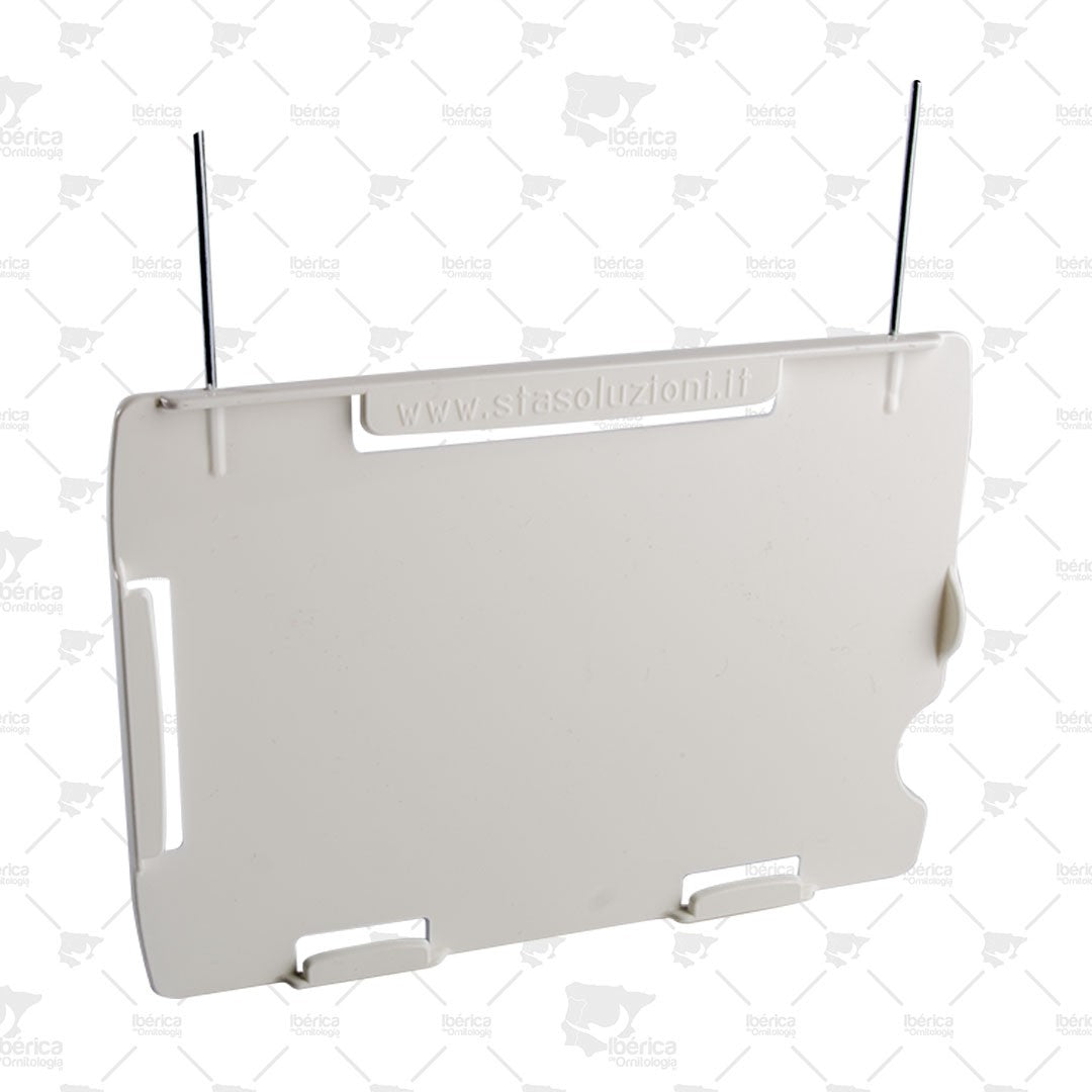 Porta Tarjeta con Alambre I086 STA Soluzioni: Accesorio para pájaros ideal para el control de cría ibericadeornitologia