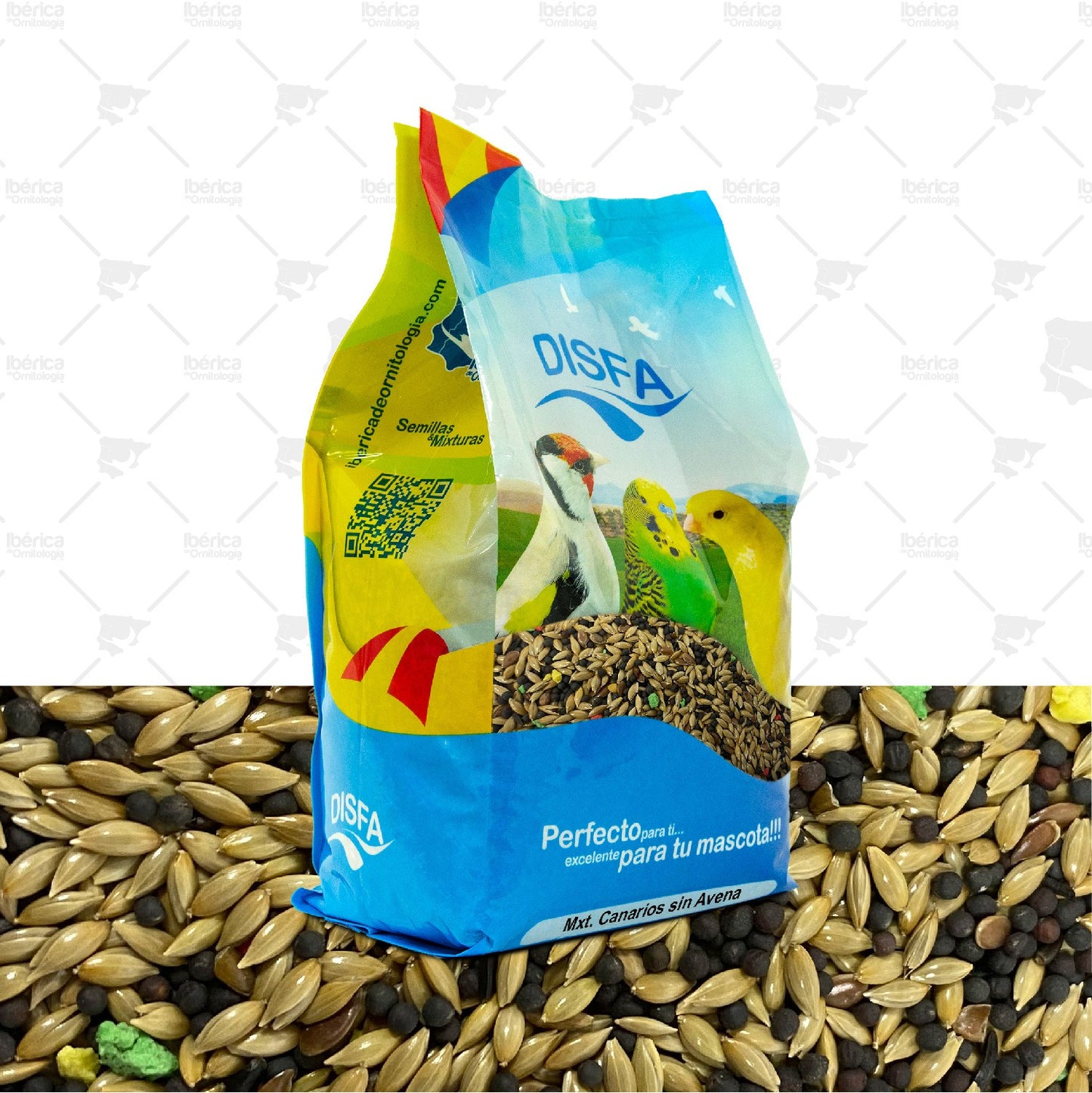 Mxt. Canarios sin Avena (Disfa), mixtura para canarios ligera y equilibrada ibericadeornitologia