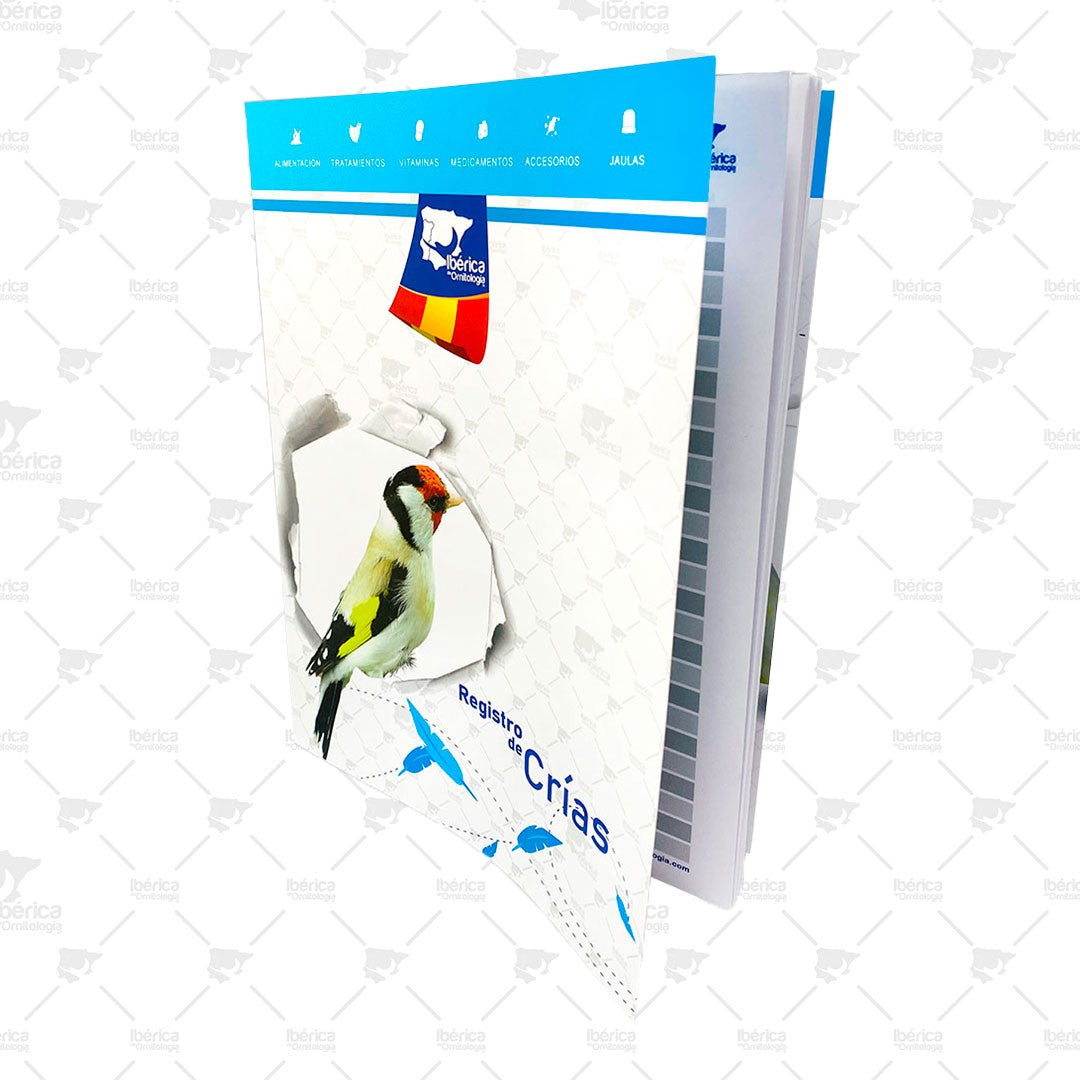 Registro de cría para pájaros: registro de crías para mantener el control minucioso en el proceso de cría ibericadeornitologia