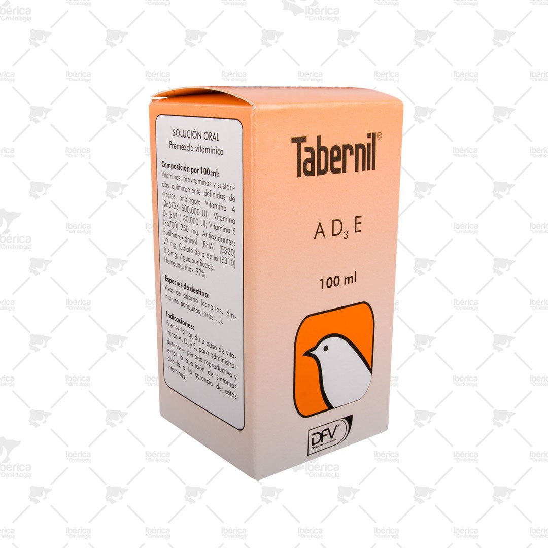 Tabernil "AD3E": Complemento nutricional multivitamánico para reproducción de pájaros ibericadeornitologia