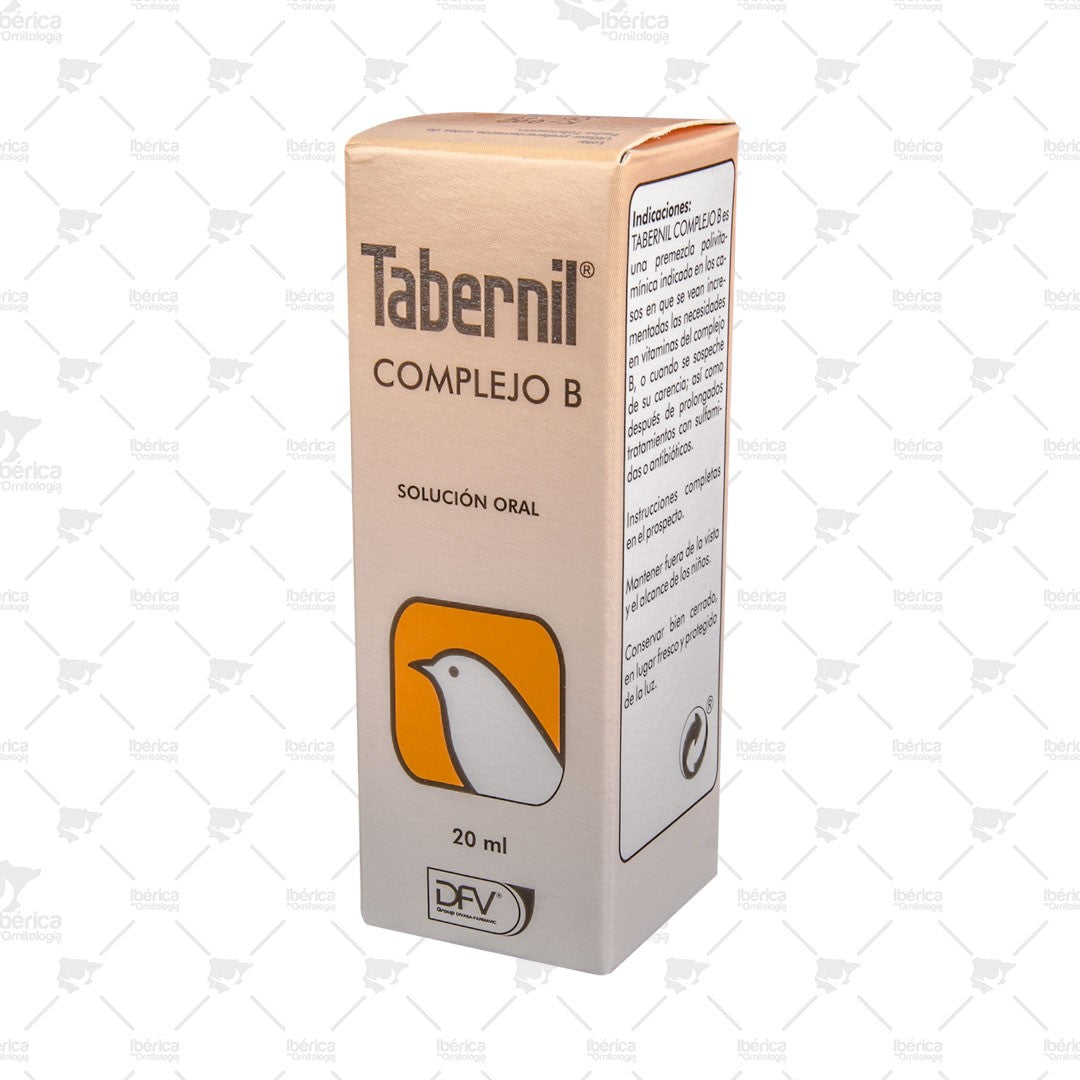 Tabernil "Complejo B": Vitaminas del grupo B para mejora nutricional de pájaros ibericadeornitologia