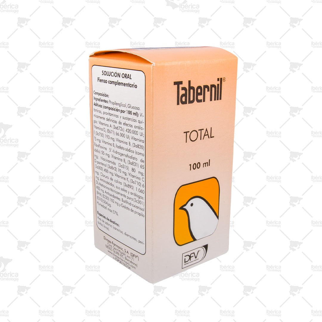 Tabernil "Total": Complemento de vitaminas y aminoá¡cidos para aves ibericadeornitologia