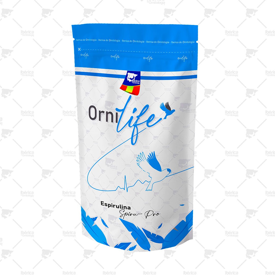Espirulina Spiru-Pro (Ornilife): Suplemento nutricional para la fertilidad de pájaros ibericadeornitologia