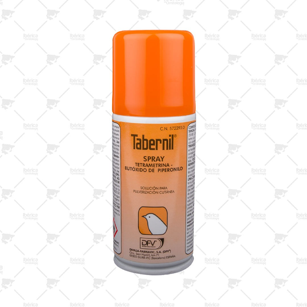 Tabernil "Insecticida en Spray": Ideal para la prevención de inafectaciones por parásitos . ibericadeornitologia