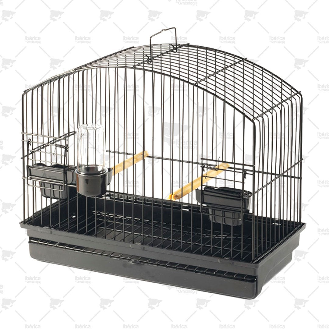 Jaula de Exposición Border STA Soluzioni "I068": Cómodo y resistente para el hospedaje de tus pájaros ibericadeornitologia