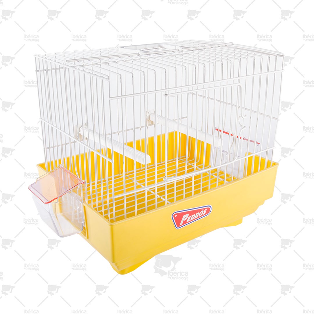 Jaula nº 25 "Blanca" Pedros: Perfecto para el alojamiento de tus canarios, silvestres y Pequeña s aves. ibericadeornitologia