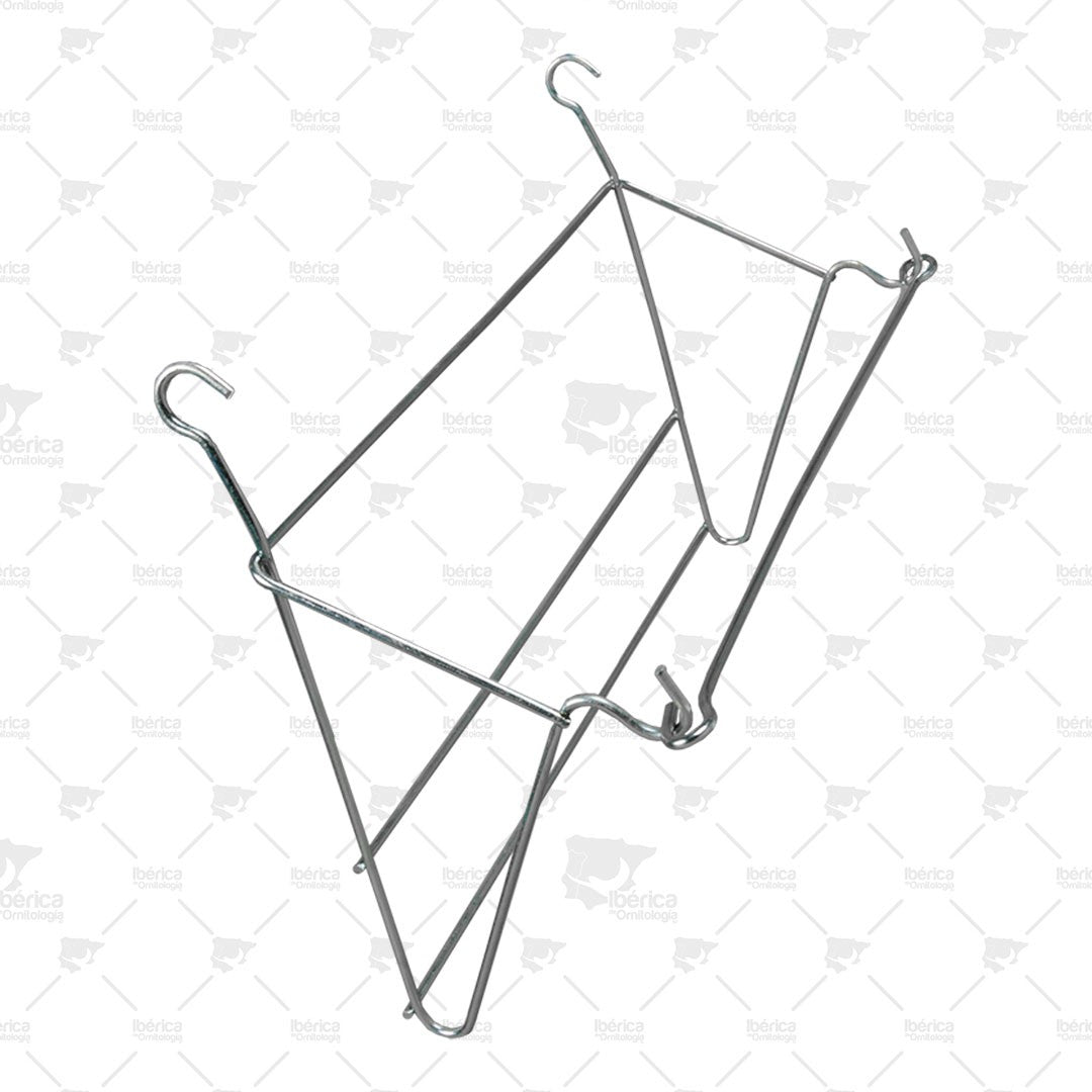 Soporte para rollos de Papel Jaula de 60 Pedros (33 cm): Perfecto para colocar el rollo de papel para limpiar la jaula de 60 ibericadeornitologia