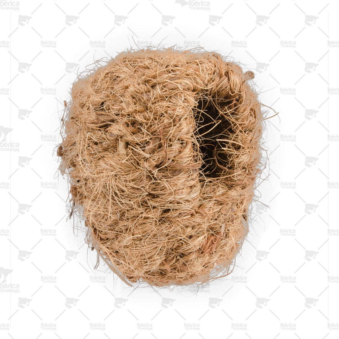 Nido Coco Exóticos Sisal Fibre: diseñado para satisfacer las necesidades de madriguera de cualquier exótico. ibericadeornitologia