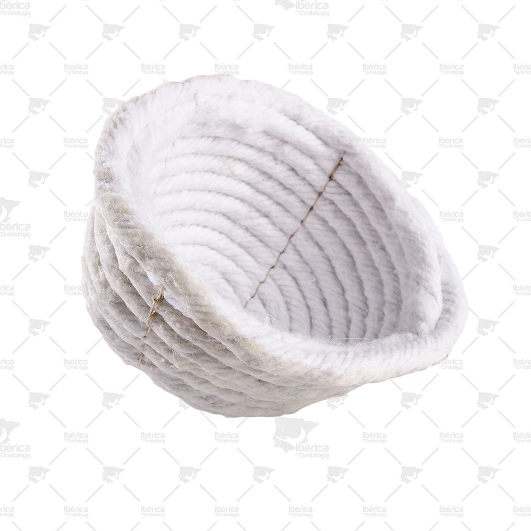 Nido Algodón Encolado Disfa: Resistente y confortable para tus aves, en especial la cría de canarios y fauna europea. ibericadeornitologia