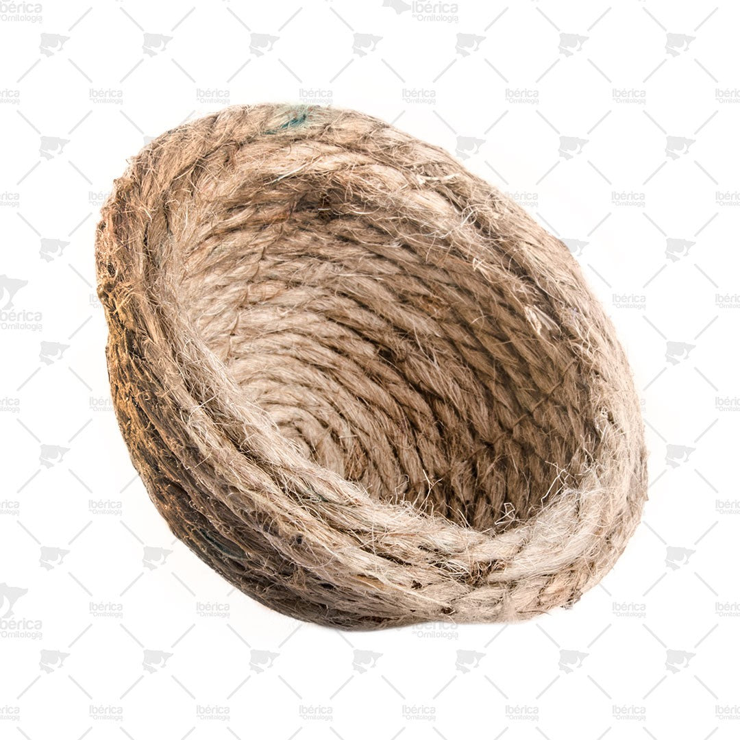 Nido Yute Encolado 8cm Disfa: Ideal para mantener el nido del pájaro cómodo ibericadeornitologia