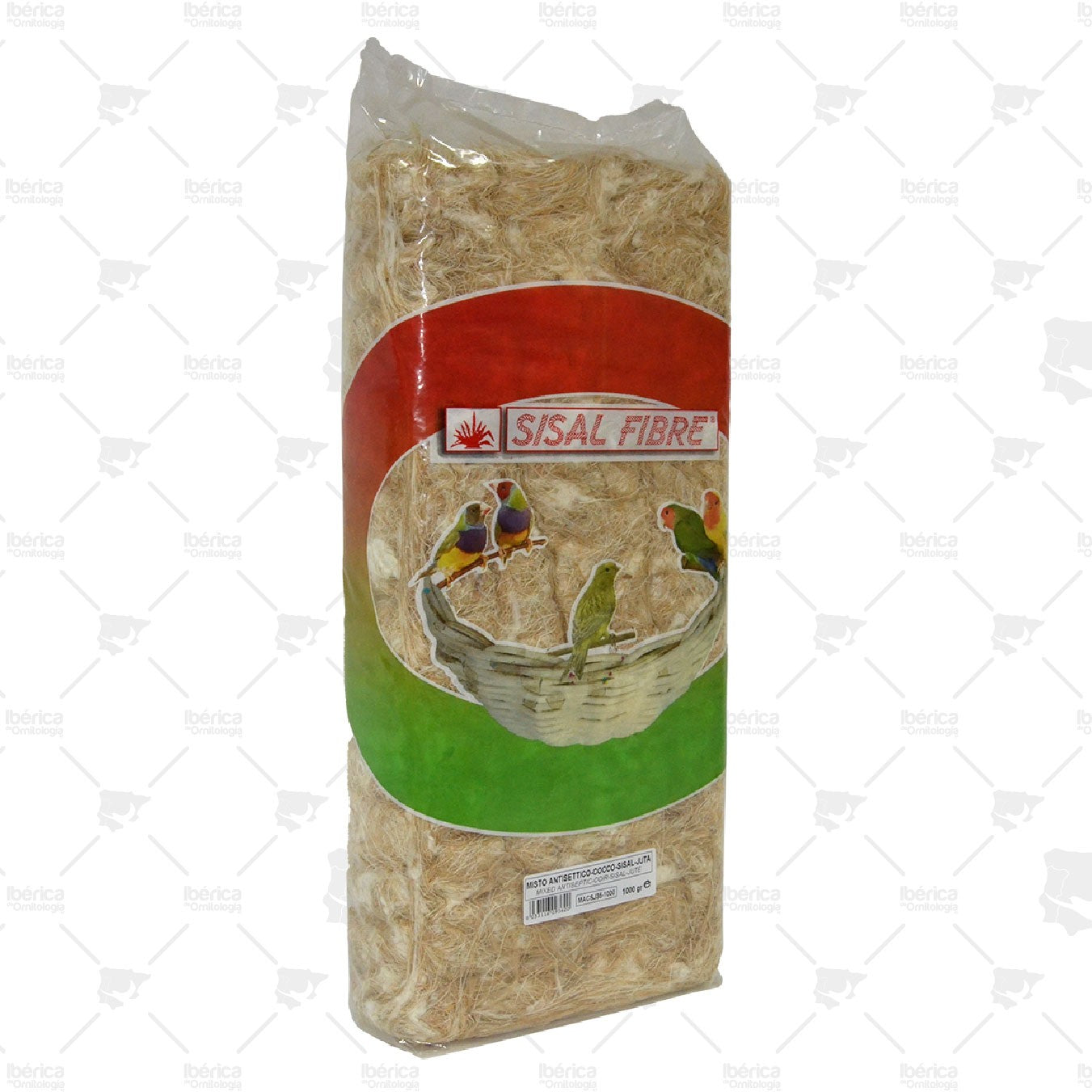 Coco Sisal Juta Antiséptico (Sisal Fibre): Mix de fibras naturales para la elaboración de nidos eficientes ibericadeornitologia