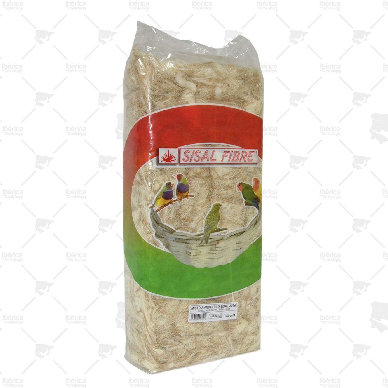 Sisal Juta Antiséptico (Sisal Fibre) : Material vegetal eficiente para la fabricación de nidos para pájaros ibericadeornitologia