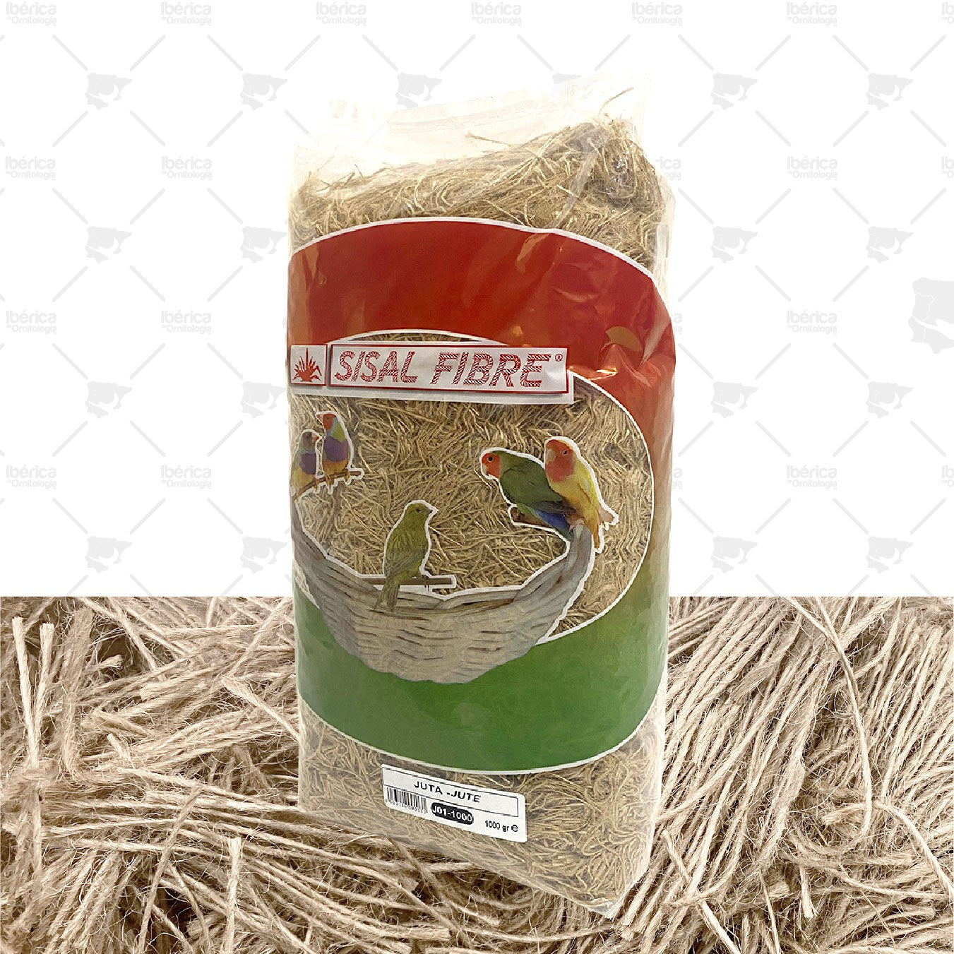Juta Sisal Fibre: Fibras vegetales de gran calidad para la elaboración de nidos de aves ibericadeornitologia
