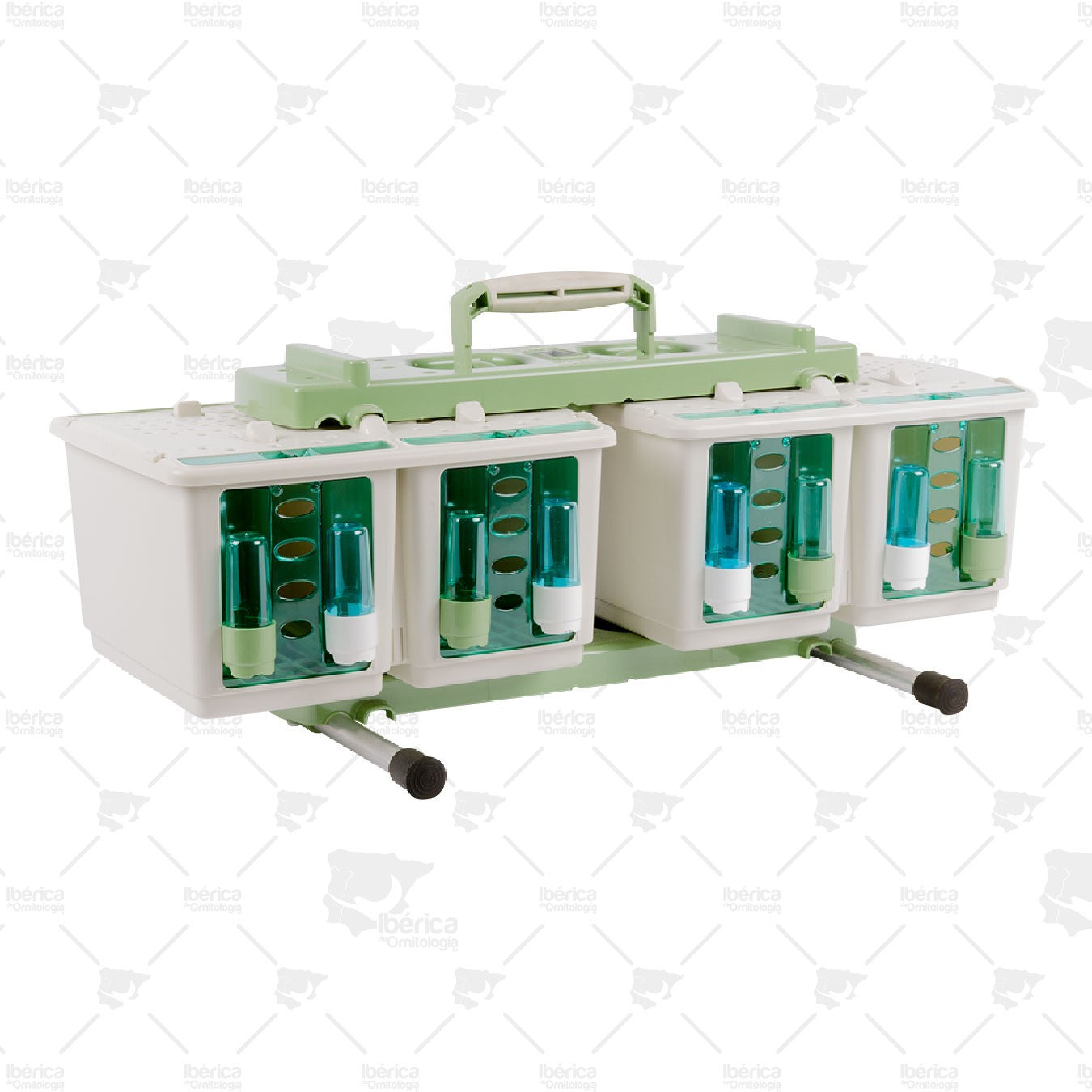 Transportín Nuvola (NZ89) 4 Compartimentos STA Soluzioni: Perfecto y ideal para el transporte de tus pajaros ibericadeornitologia