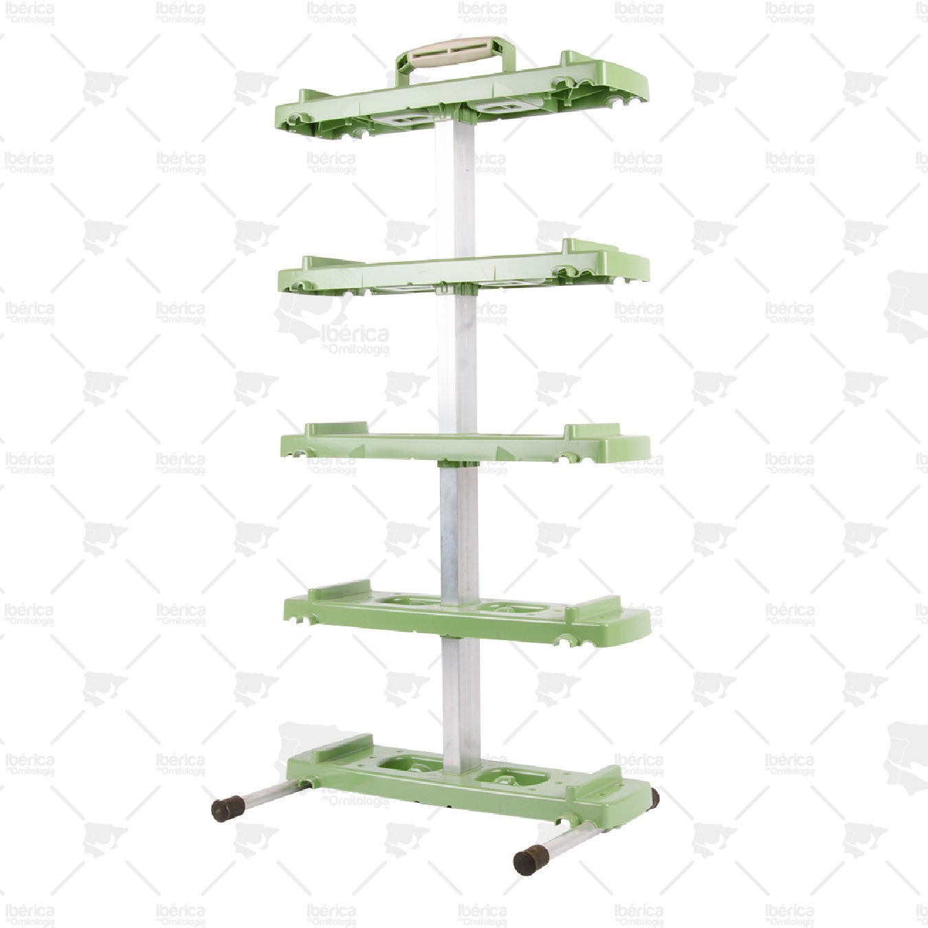 Soporte Vacio para Transportín Nuvola (NZ76) 16 Compart STA Soluzioni: Cómodo y ligero para llevar a tus pajaros. ibericadeornitologia