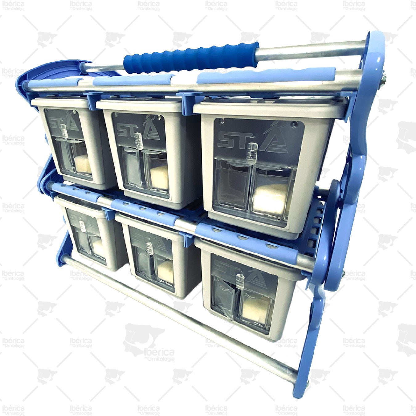 Maleta 6 Transportines Nuvola - Puerta Segura STA Soluzioni: Accesorio ideal para llevar a tus pájaros ibericadeornitologia