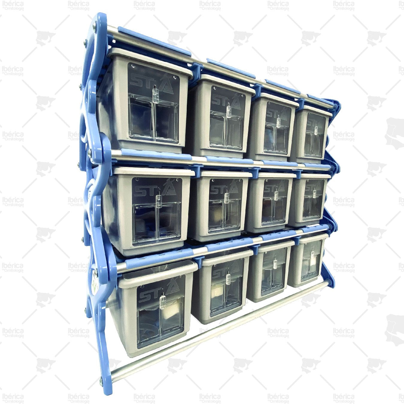 Maleta 12 Transportines Nuvola - Puerta Segura STA Soluzioni: Comodida y seguridad para tus aves ibericadeornitologia