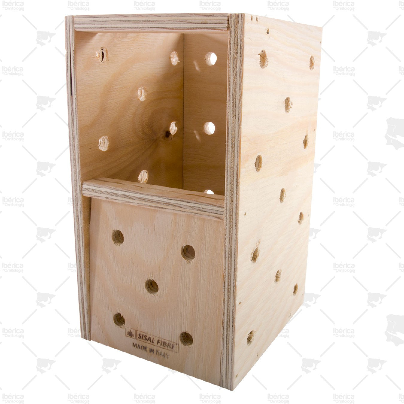 Nido Madera Gibosos Sisal Fibre: Nido agradable y cómodo para cría y aves adultas. ibericadeornitologia
