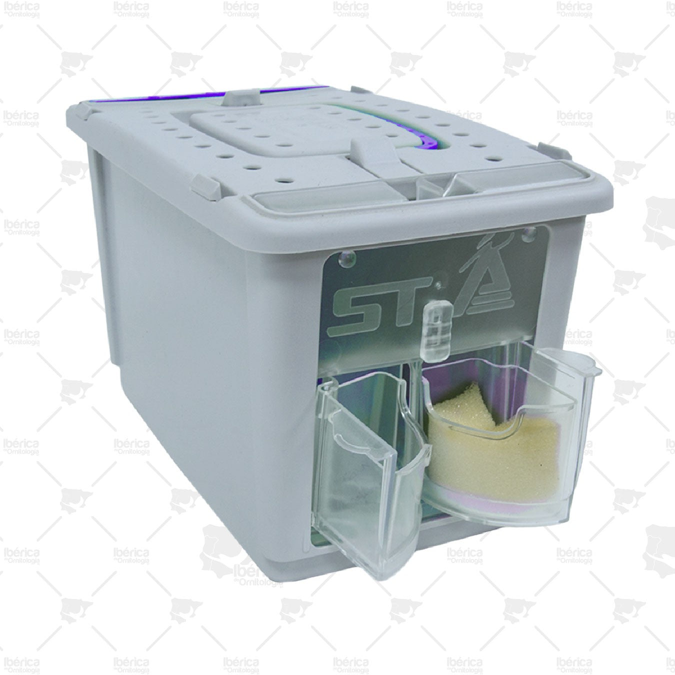 Transportán Nuvola (NZ84) con puerta segura STA Soluzioni: Comodidad y seguridad para tus pájaros ibericadeornitologia