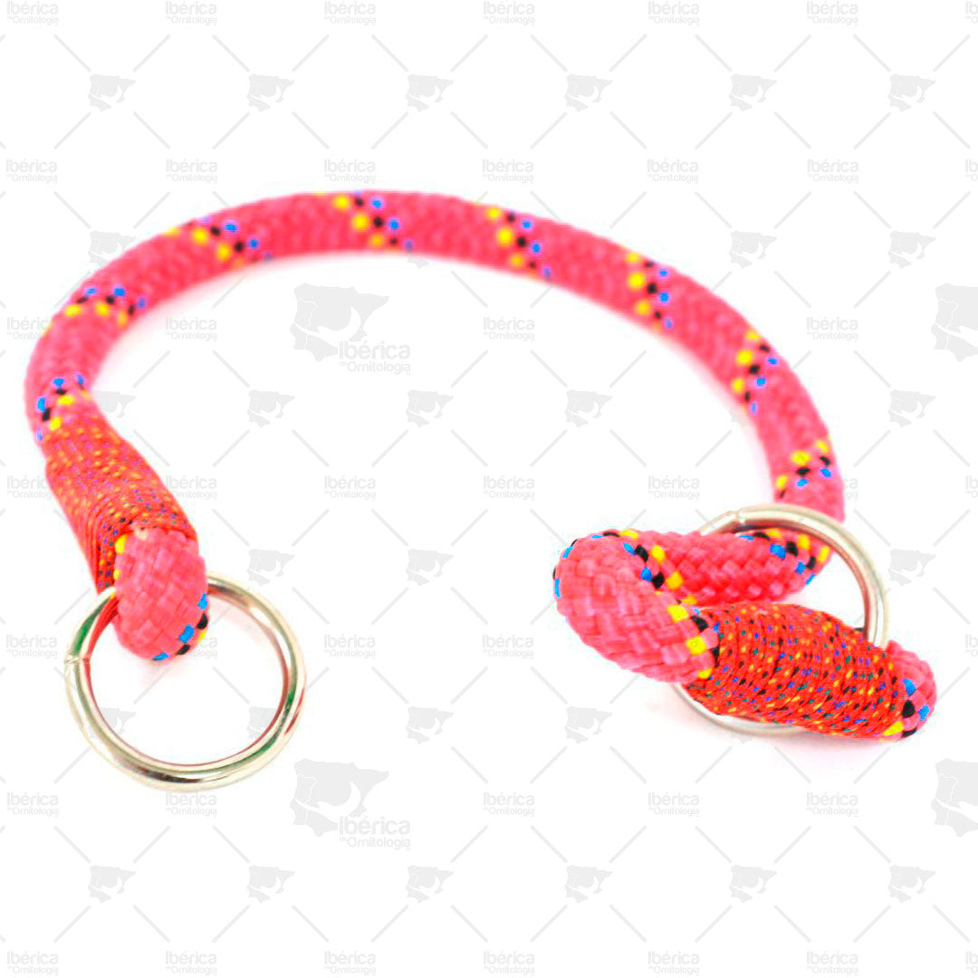 Collar para perros de nylon rojo (13 mm X 50 cm). ibericadeornitologia