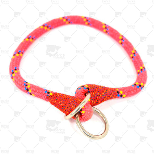Collar para perros de nylon rojo (13 mm X 60 cm). ibericadeornitologia