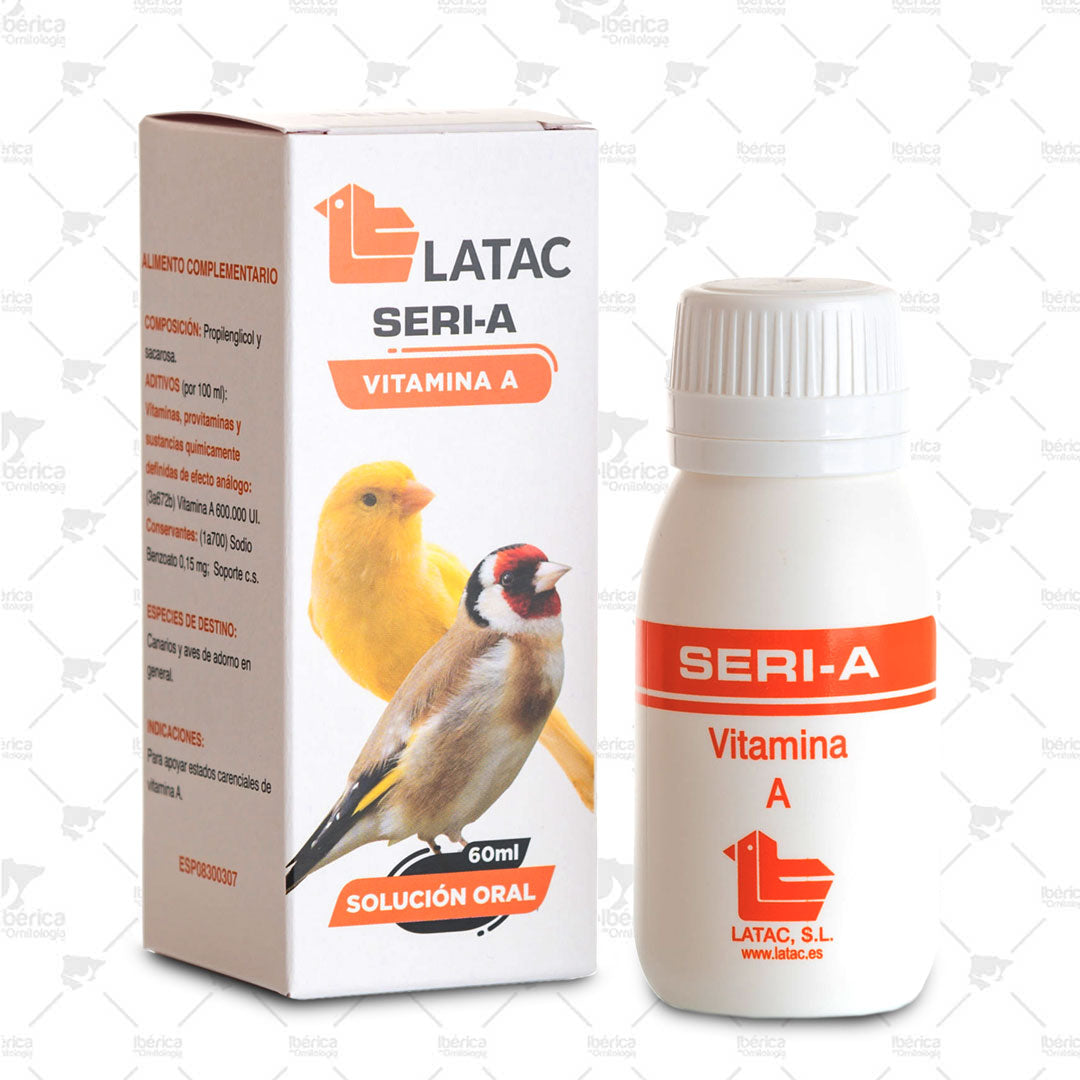SERI-A Latac – Vitamina A para Canarios y Aves de Concurso