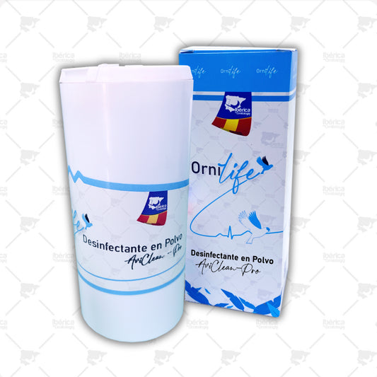 Desinfectante en Polvo para pájaros y aves - AviClean - Pro.