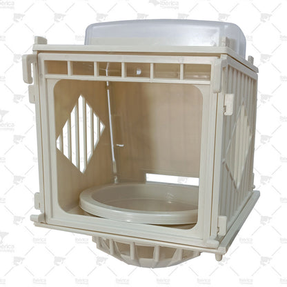 Ninho Galileo 8 cm N002 STA Soluzioni: Ninho modular ideal para refúgio de Pintassilgos e Spinus