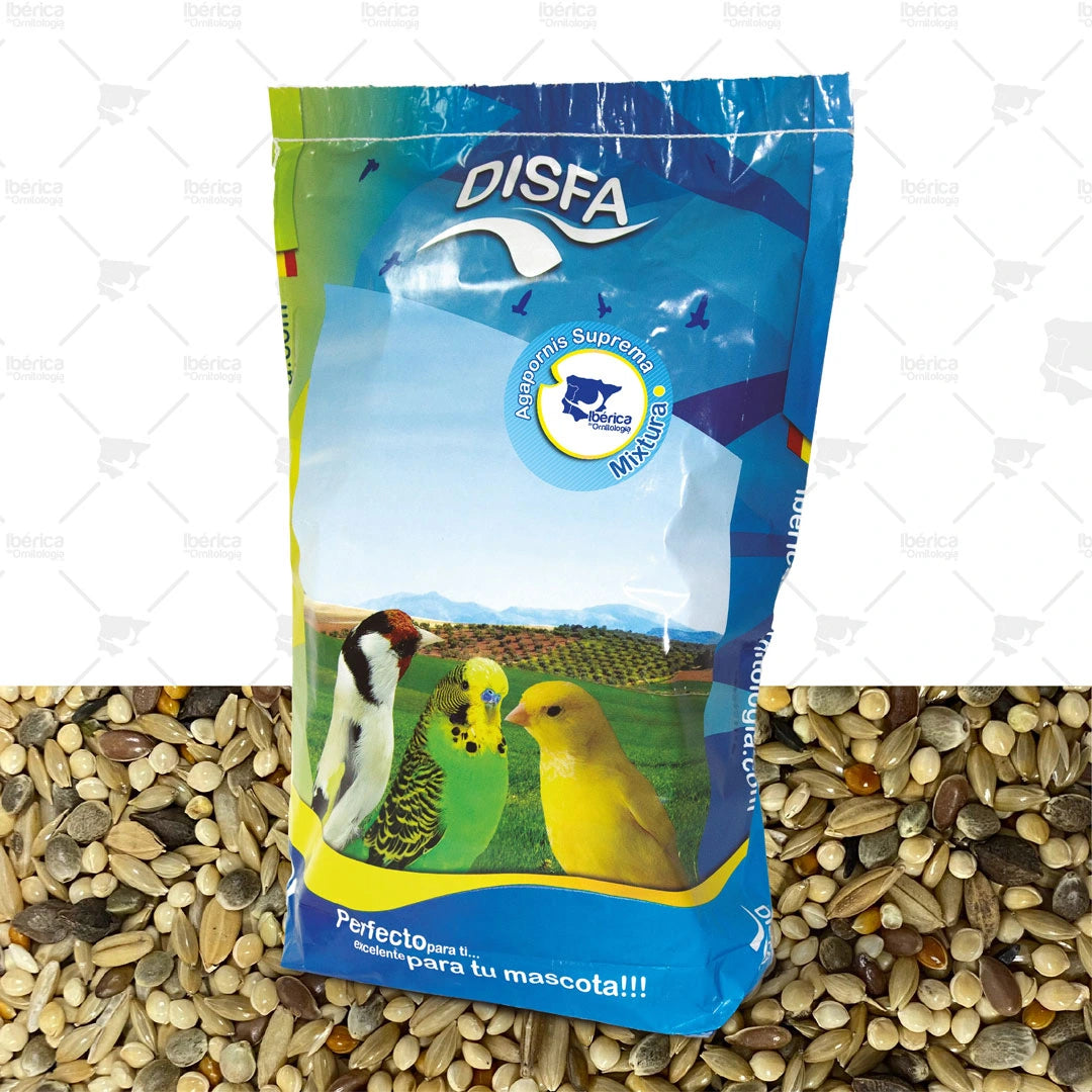 Mxt. Agapornis Supremo (Disfa): Mistura para Agapornis, Ninfas e Psittacidae