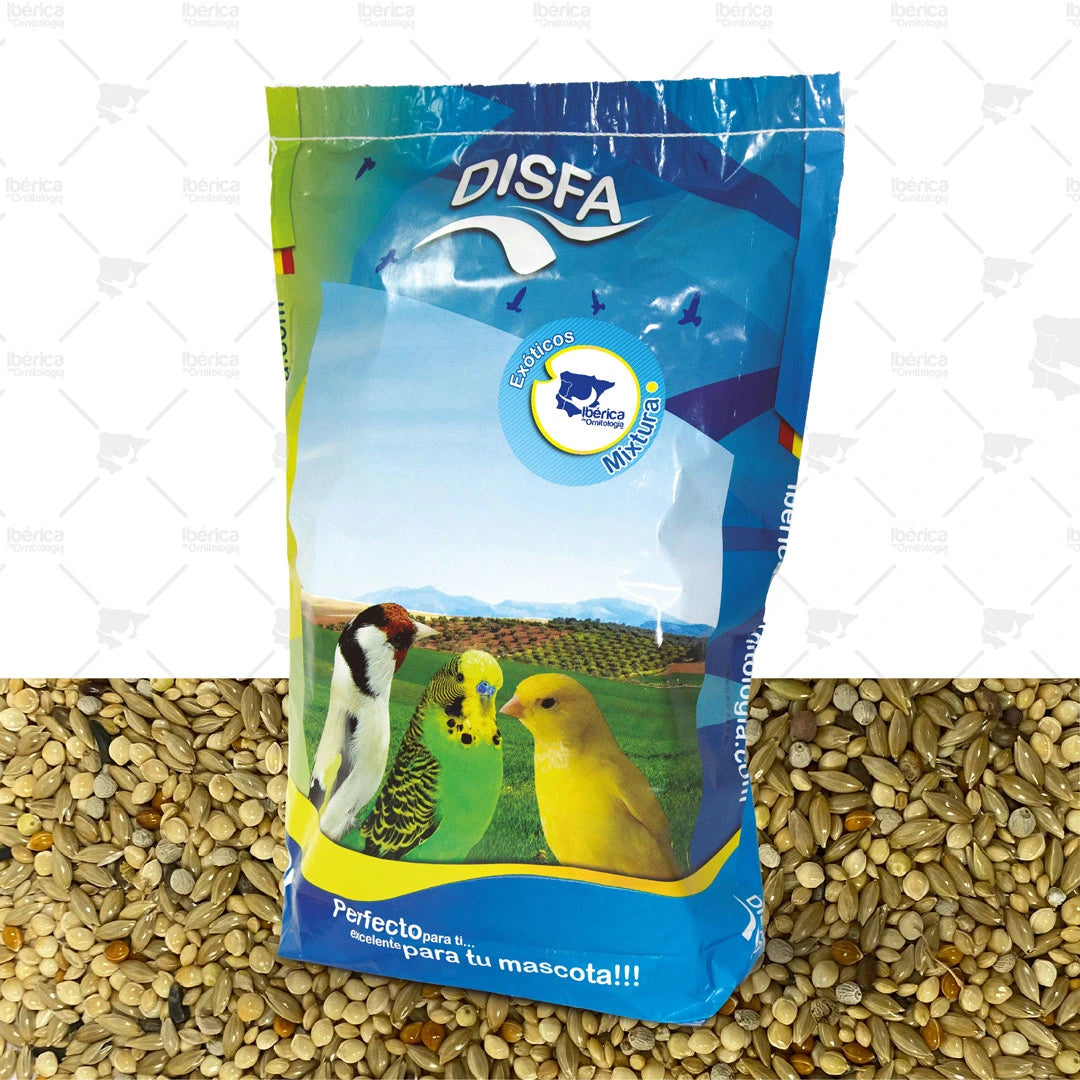 Mxt. Exóticos (Disfa): Mixtura de semillas especial exóticos ideal para Diamantes