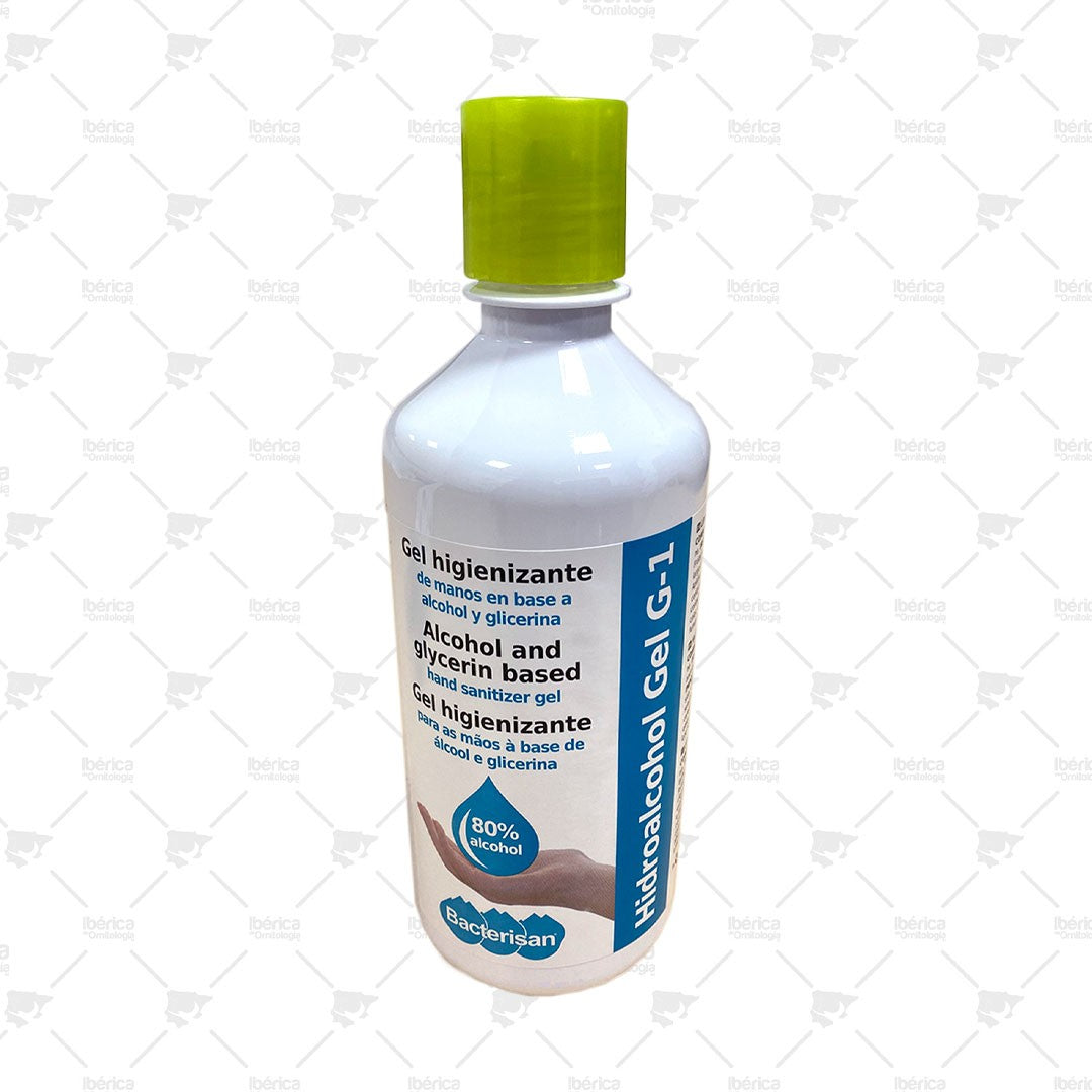 Gel antiséptico hidroalcohólico 500ml Bacterisan: Ideal para la desinfección de tus manos. ibericadeornitologia