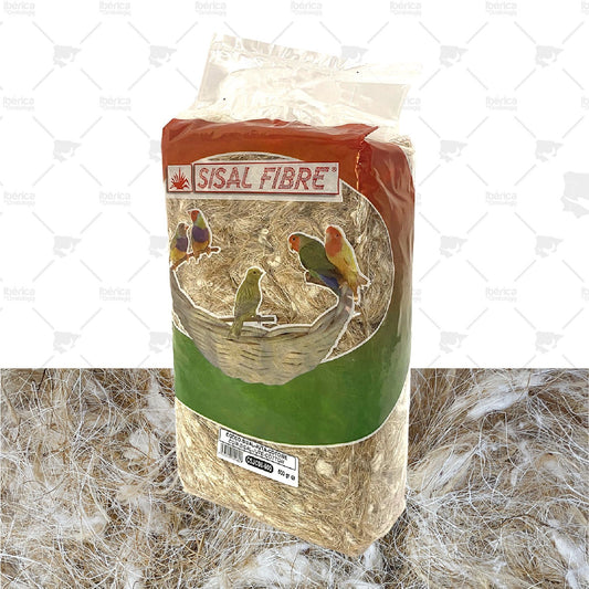 Coco Sisal Juta Cotone 500 gr (Sisal Fibre): Material vegetal ideal para la construcción de nidos para pájaros ibericadeornitologia